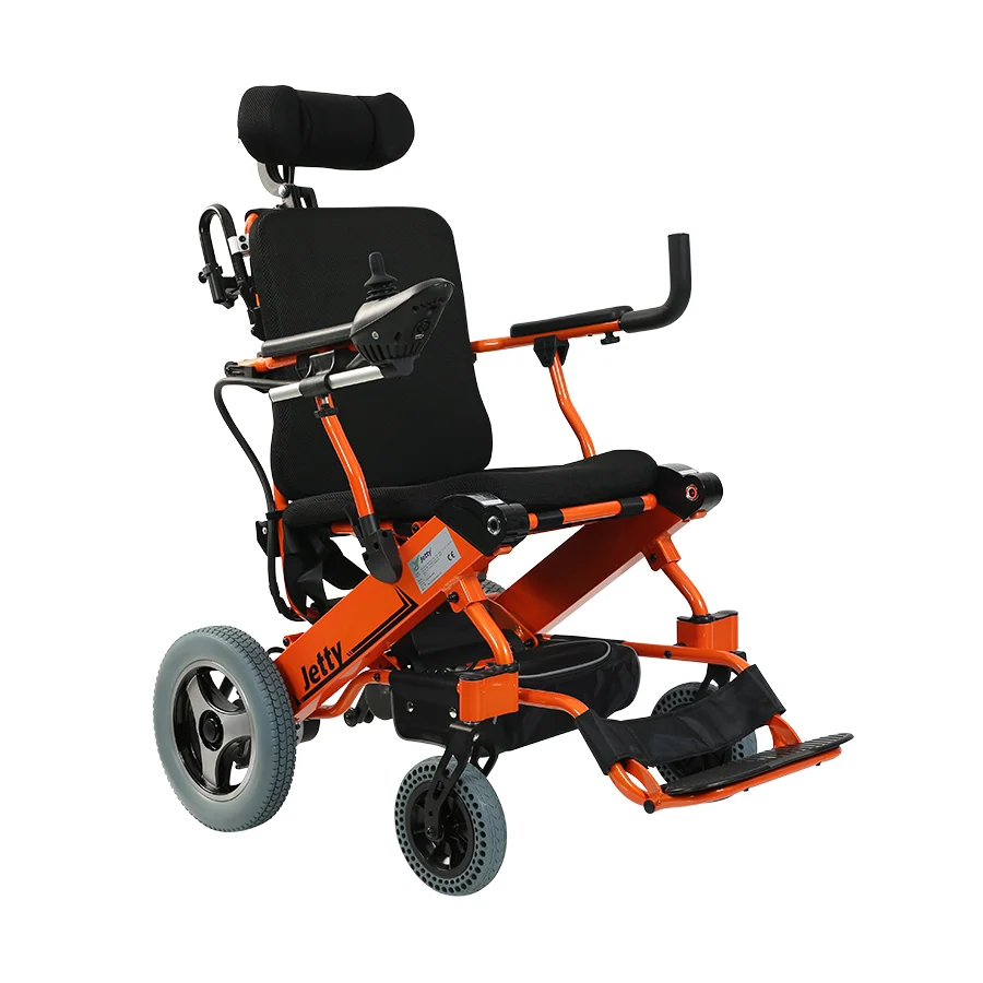 JT-311 Standart Akülü Tekerlekli Sandalye (Turuncu)