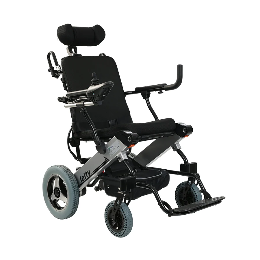 JT-311 Standart Akülü Tekerlekli Sandalye (Gri)